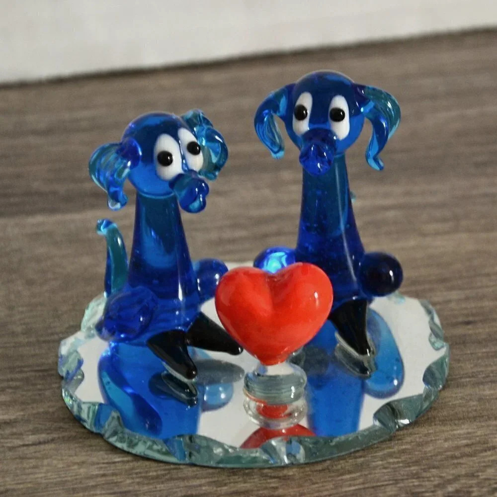 Art Glass  Dogs